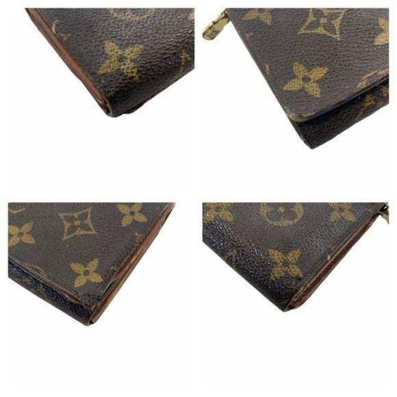 Authentic Louis Vuitton Wallet Porte Monnaie Billet Bifold Monogram LV Vintagte - Picture 4 of 11